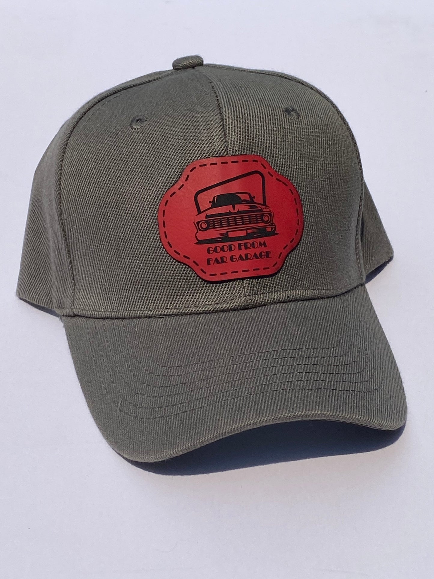 Baseball Hat Velcro - Gray