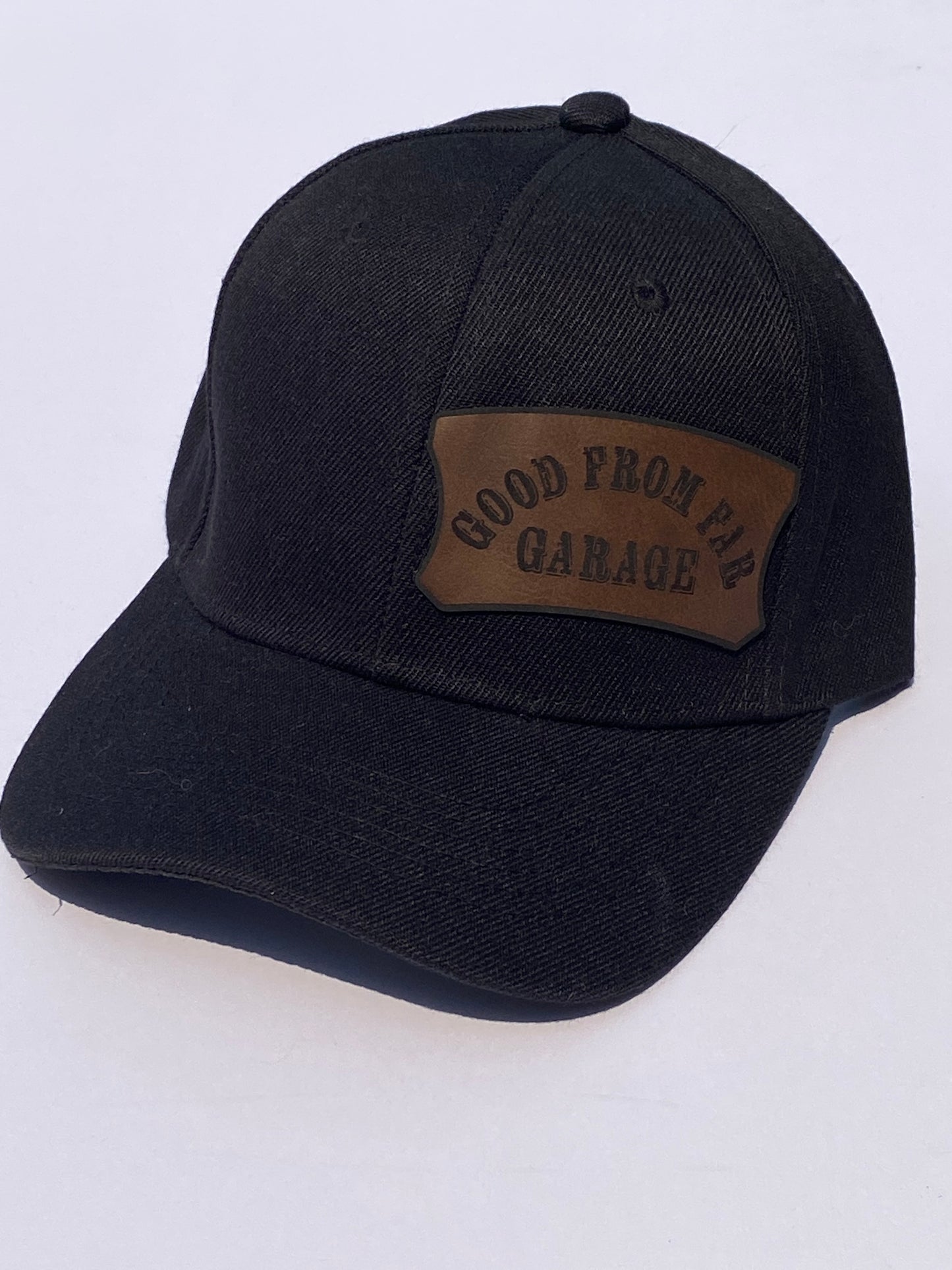 Baseball Hat Velcro - black