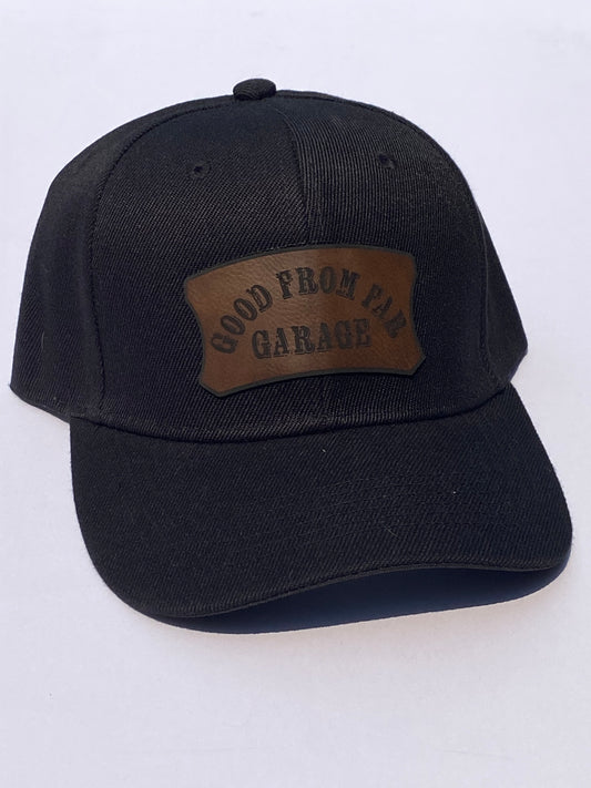 Baseball Hat Velcro - black