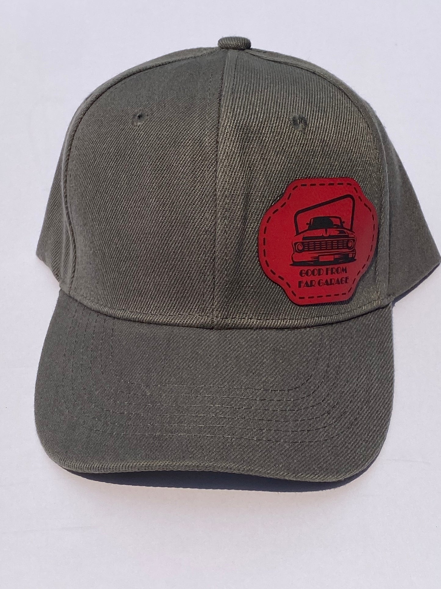 Baseball Hat Velcro - Gray