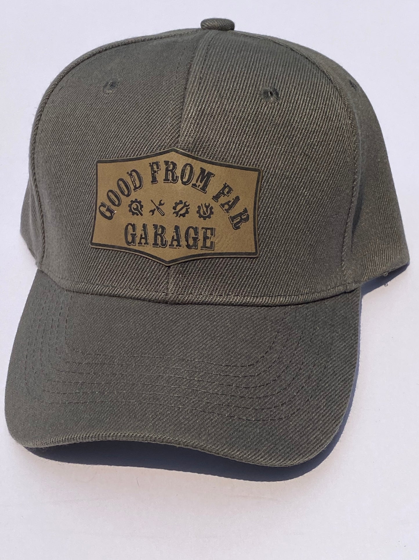 Baseball Hat Velcro - Gray