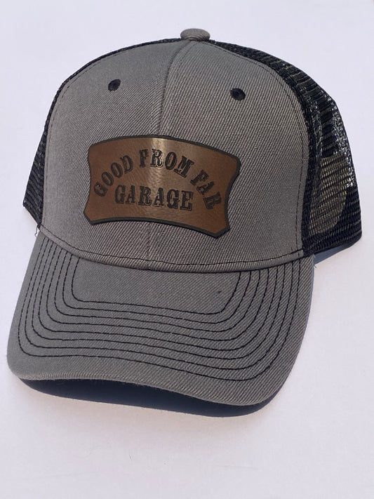 Mesh Snapback Trucker Hat - Dark gray/Black