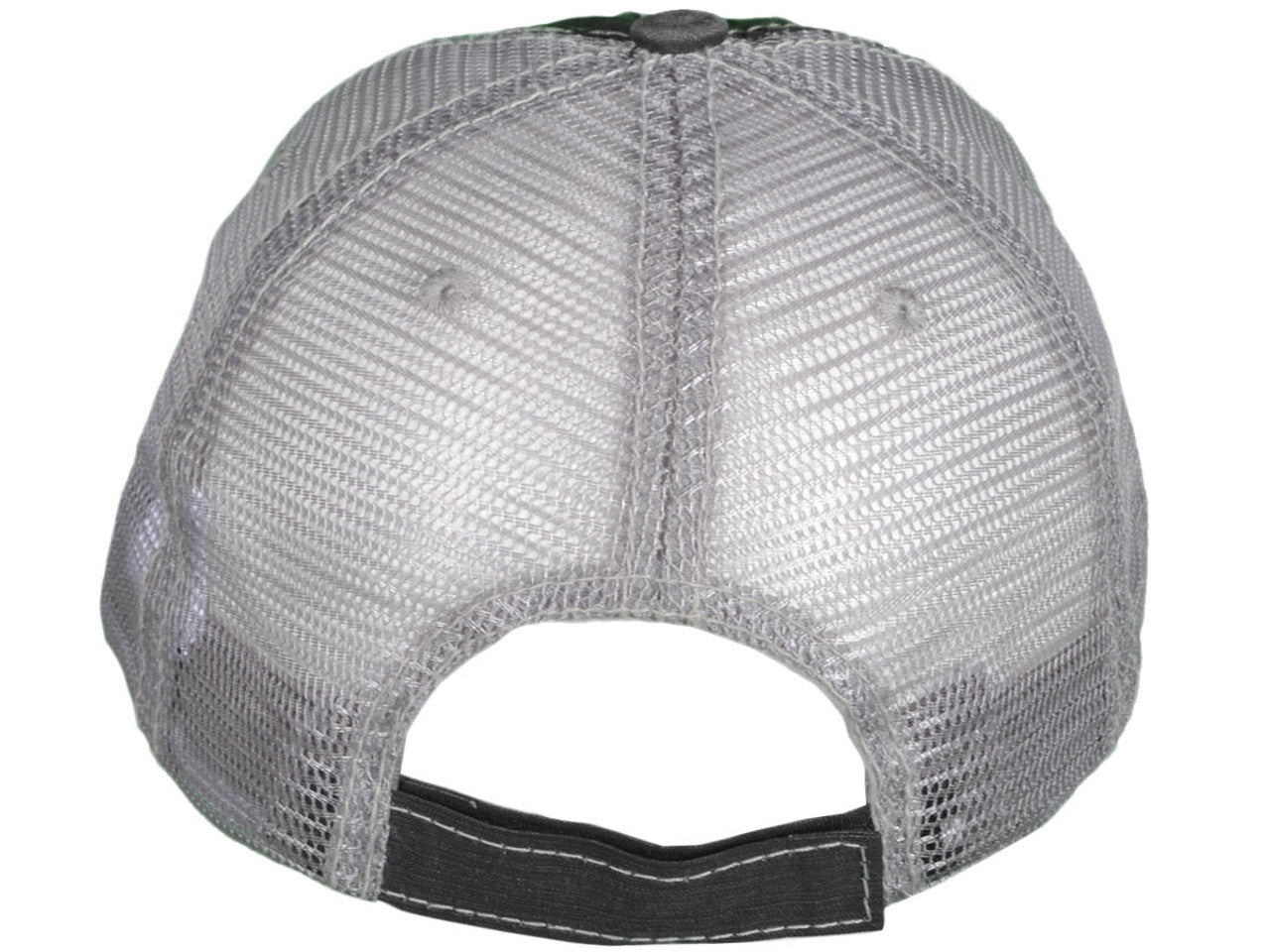 Vintage Trucker Velcro Snap Side Hat - Black (more gray looking)